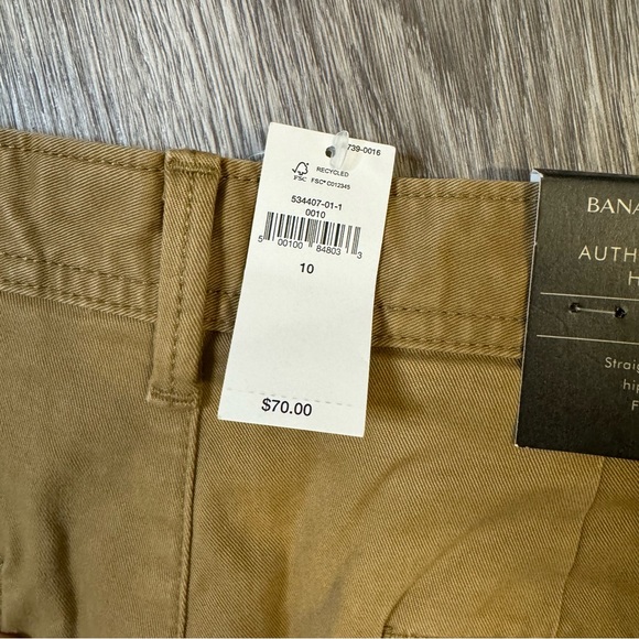 Banana republic athletic chino high rise pants - size 10 NWT - Picture 9 of 9